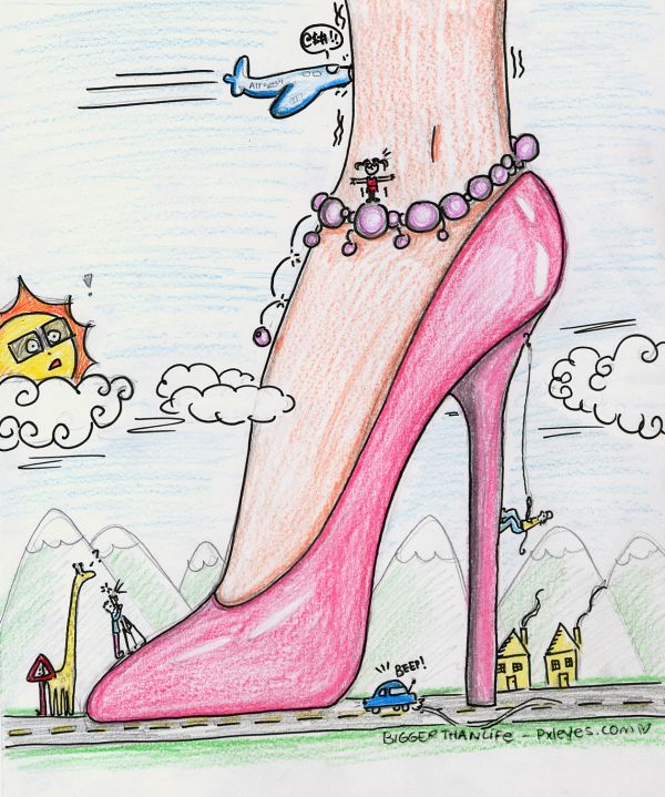 Creation of High Heel Town: Final Result